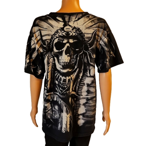 Men's skull T-shirt (Code-G003) - Picture 2 of 2